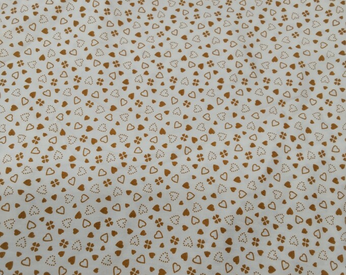 Oekotex certified cotton poplin, heart print