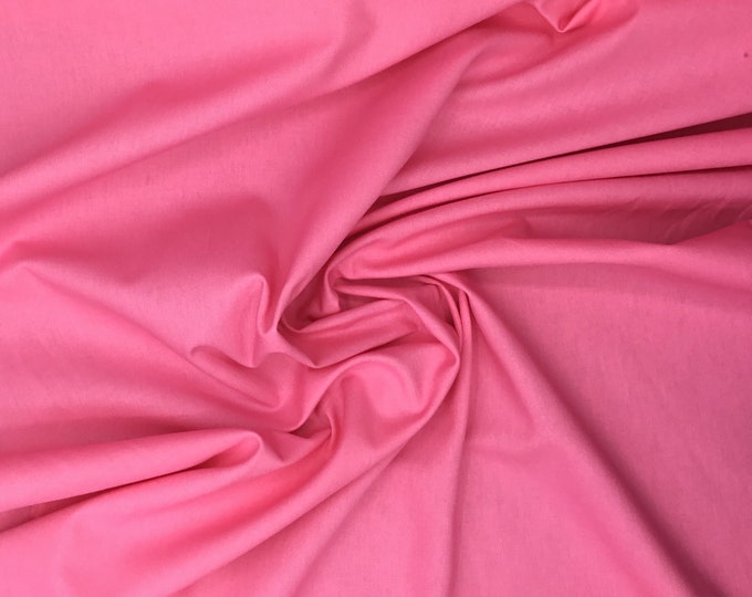 Light cotton canvas, oekotex certified, mid pink nr37