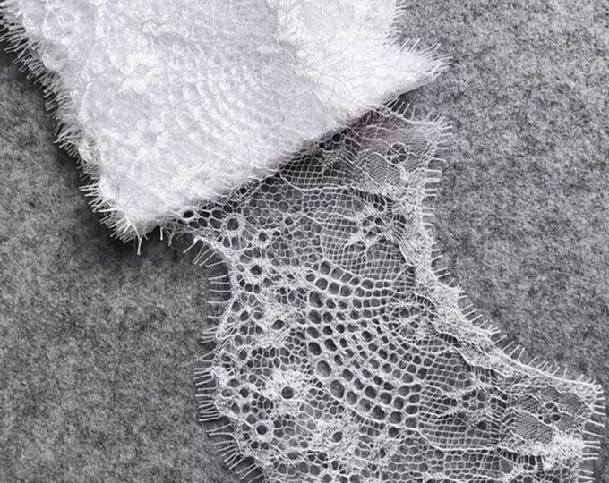 White, beautiful lace trim