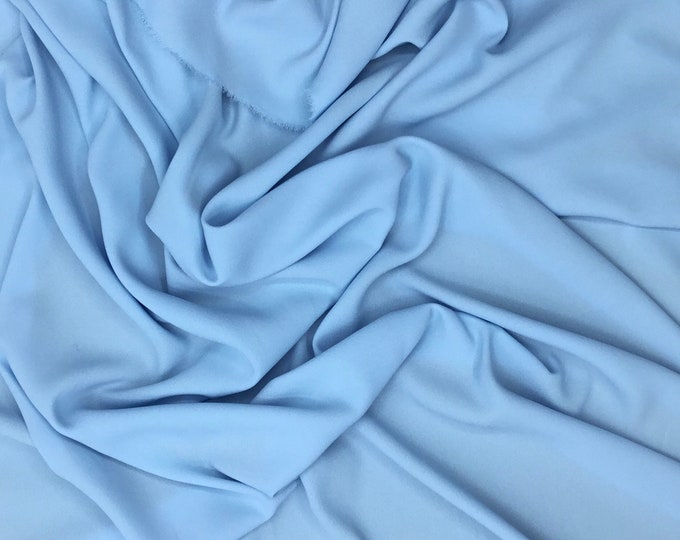 Nr7, light blue Faux Silk Chiffon, very close to genuine silk chiffon