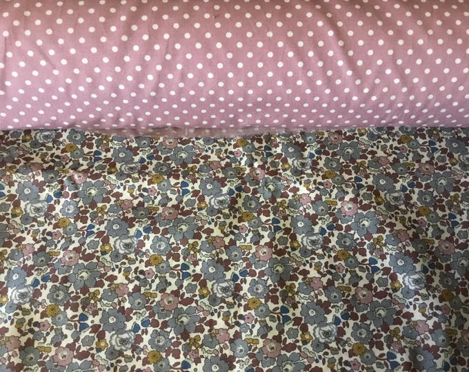 High quality cotton poplin dyed in Japan with 3mm polka dots no33