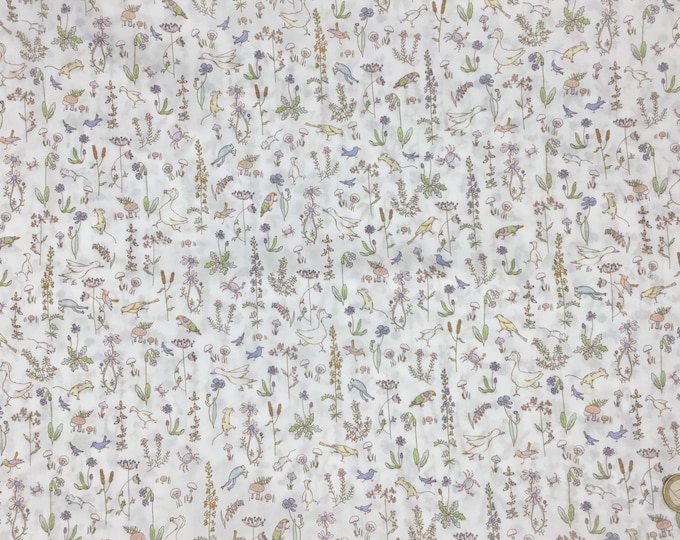 Tana lawn fabric from Liberty of London, Theo Summer