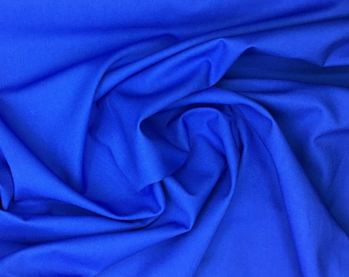 Light cotton canvas, oekotex certified, soft royal blue nr46