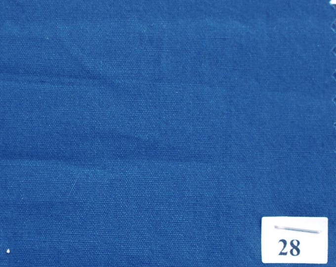 Mid blue cotton poplin no28