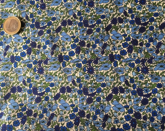 Tana lawn fabric from Liberty of London, petal and bud