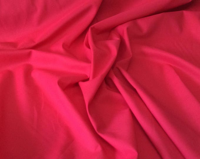 Plain cotton lawn fabric, raspberry no54p