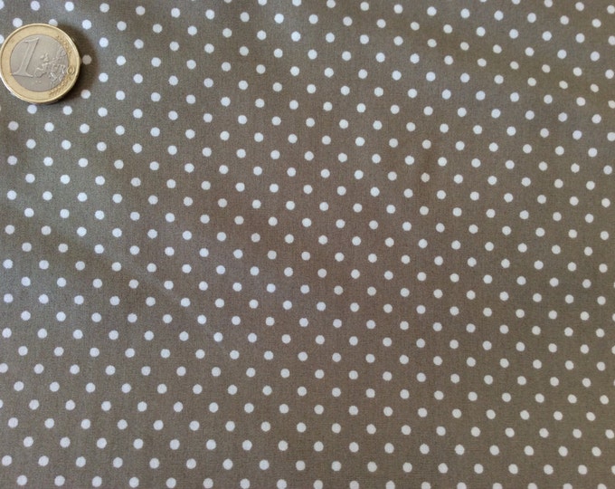 High quality cotton poplin dyed in Japan with 3mm polka dots nr24