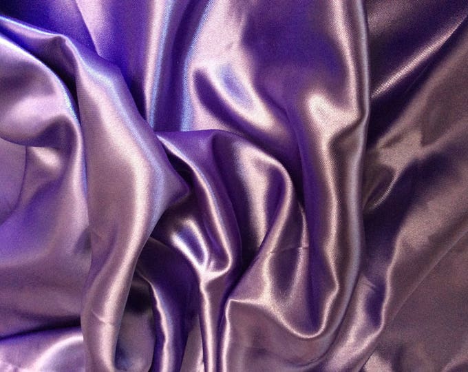 High quality silky satin, very close to genuine silk satin. Lavender