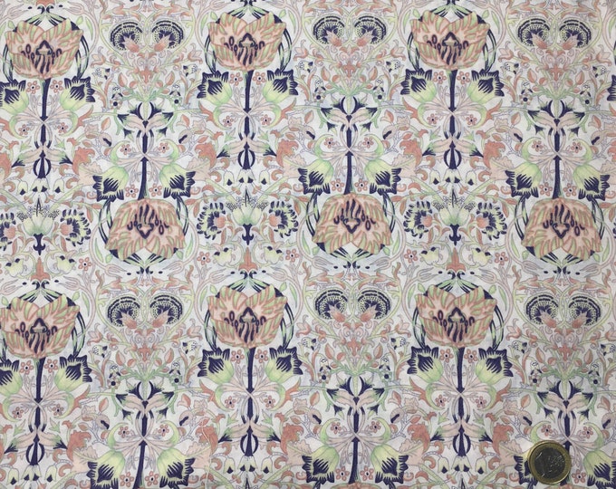 English Pima lawn cotton fabric, Winter Jugend