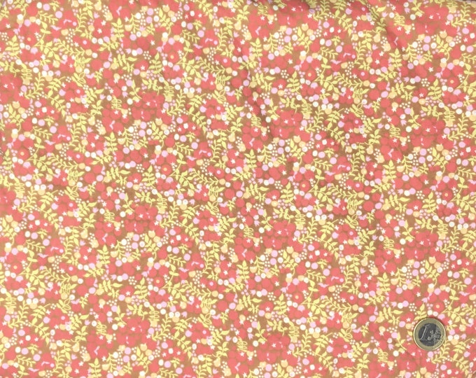 English Pima lawn cotton fabric, August berries