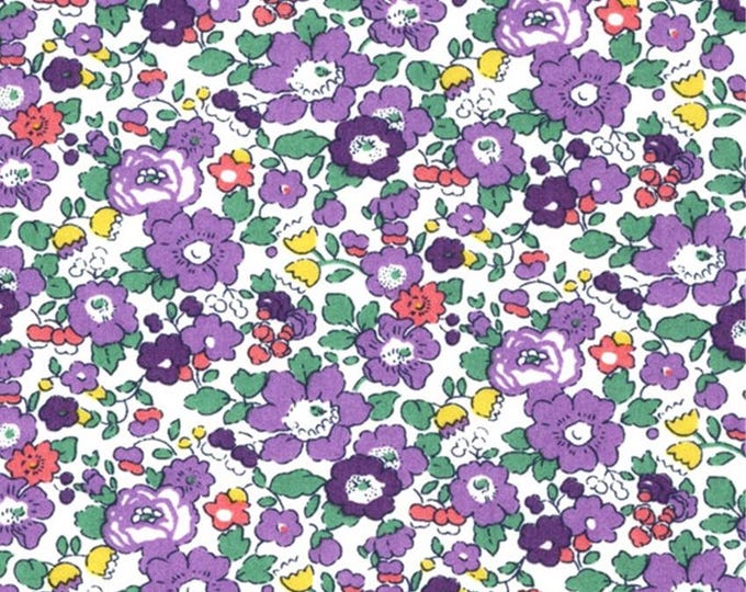 Tana lawn fabric from Liberty of London, Betsy Ann purple