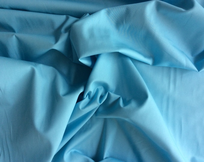 High quality cotton poplin dyed in Japan. Sky blue no8