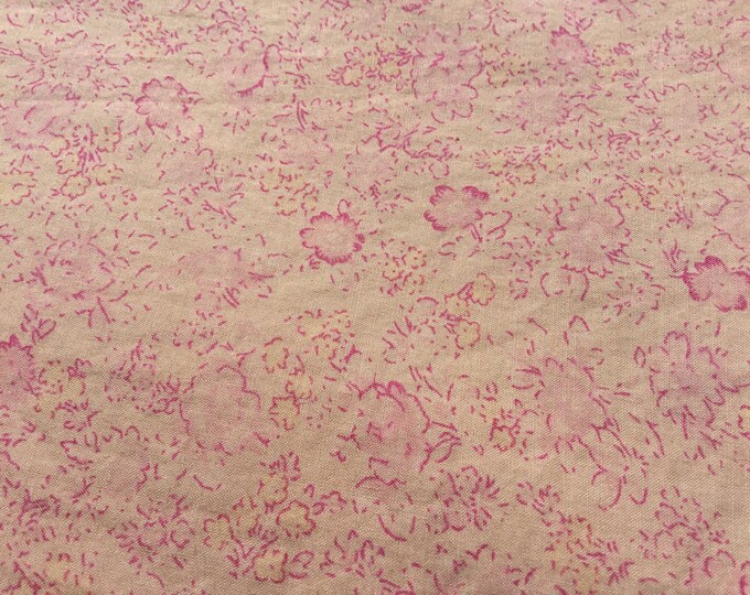 English Pima lawn cotton fabric, Pink Roses