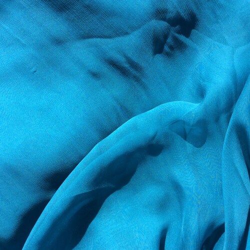 Salmon Iridescent Silk Chiffon Fabric - Etsy