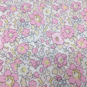 Exclusive Betsy Sweet, bleached Tana lawn fabric from Liberty of London