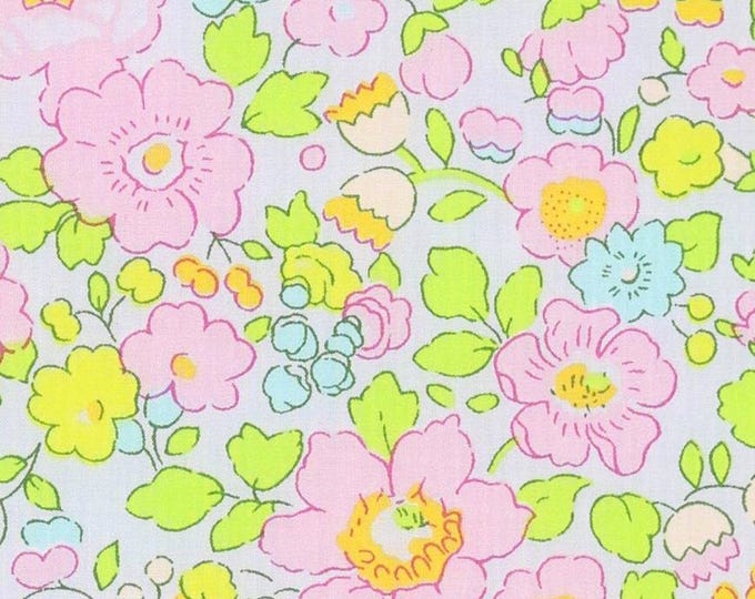 Tana lawn fabric from Liberty of London, Betsy fluo, Betsy béryl or Betsy neon