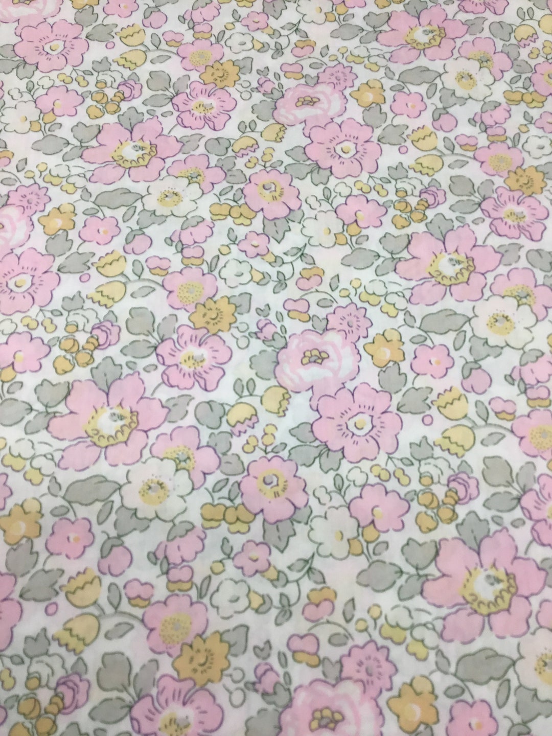 Tana Lawn Fabric From Liberty of London, Exclusive Betsy Blush - Etsy