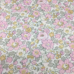 Tana lawn fabric from Liberty of London, exclusive Betsy Blush