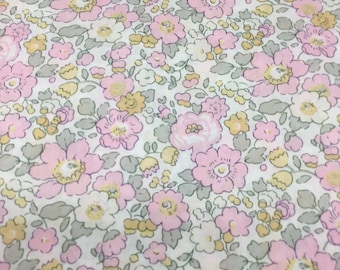 Tana lawn fabric from Liberty of London, exclusive Betsy Blush