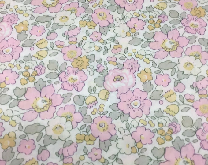 Tana lawn fabric from Liberty of London, exclusive Betsy Blush