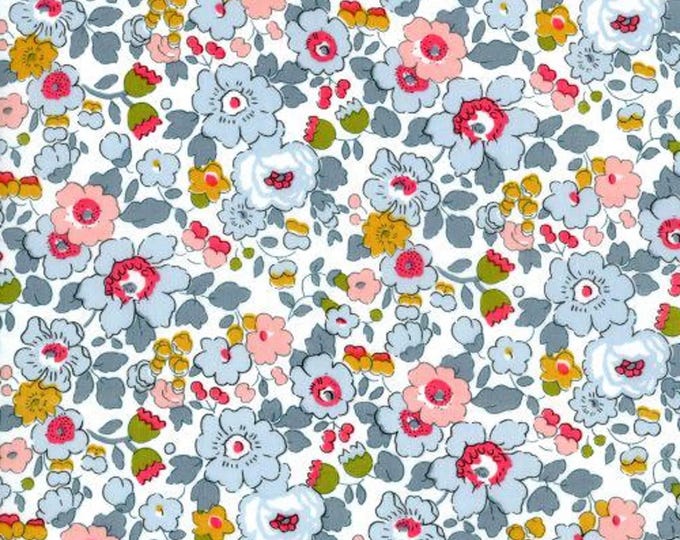 Tana lawn fabric from Liberty of London, Betsy P porcelaine