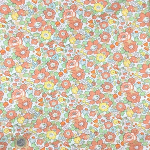 Exclusive Betsy Sun with golden stars: Tana lawn fabric from Liberty of London