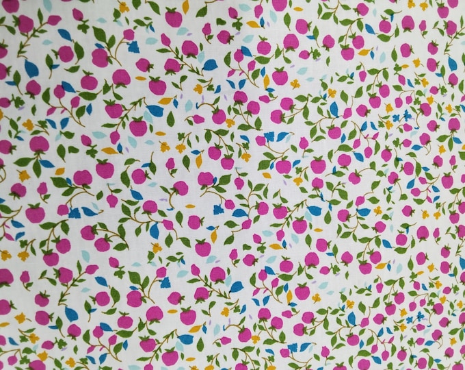 High quality cotton poplin dyed in Japan with Floral print