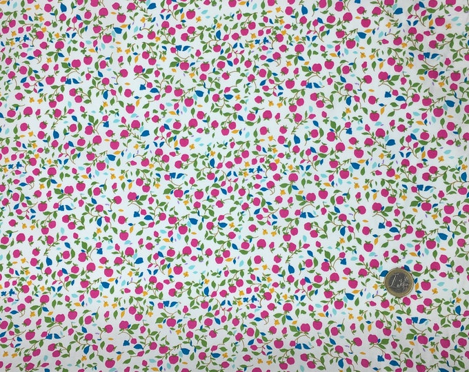 High quality cotton poplin dyed in Japan with Floral print