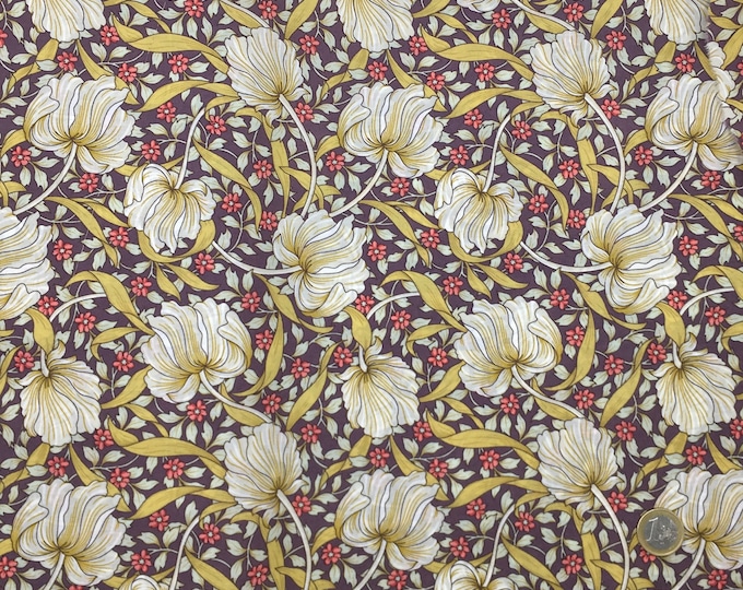 English Pima lawn cotton fabric, priced per 25cm.