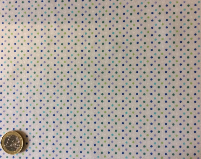 Huh quality cotton poplin, vintage polka dots