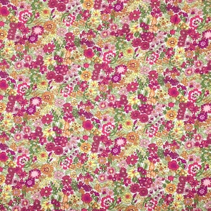 High quality cotton poplin, floral print