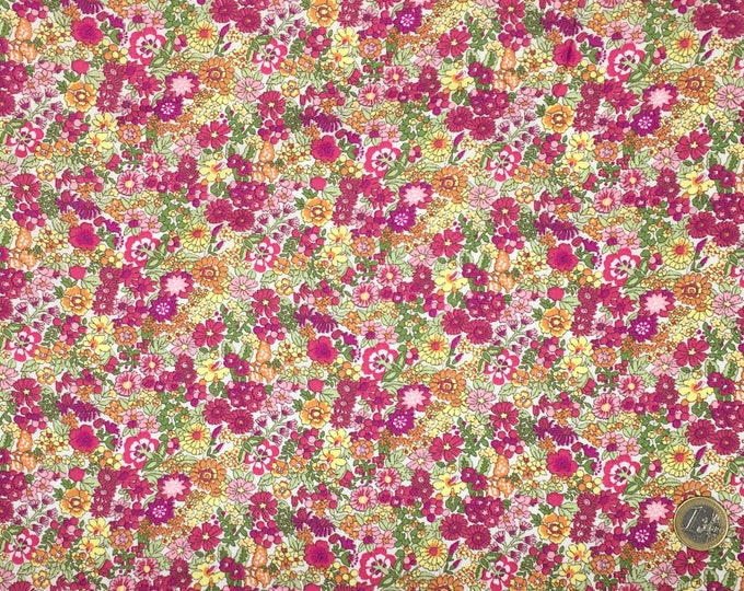 High quality cotton poplin, floral print