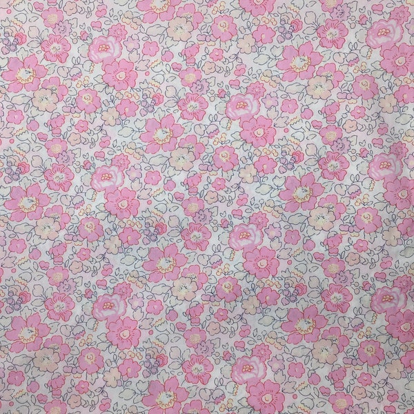 Tana lawn fabric from Liberty of London, exclusive Betsy Sakura