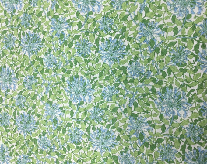 Tana lawn fabric from Liberty of London, exclusive Honeysuckle