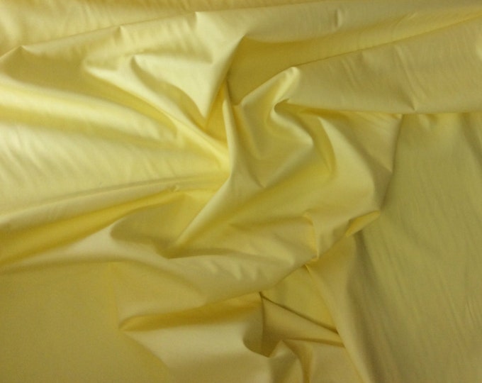 High quality cotton poplin dyed in Japan. Yellow no4