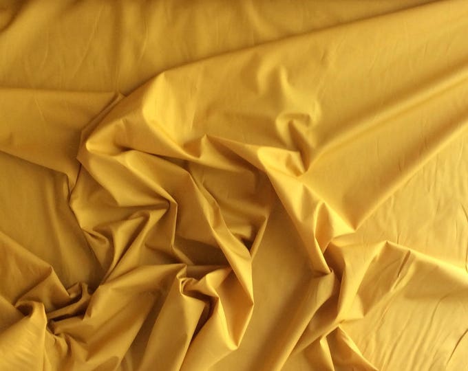 High quality cotton poplin, mustard no33