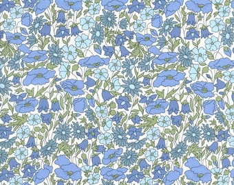 Tana lawn fabric from Liberty of London Poppy and Daisy A