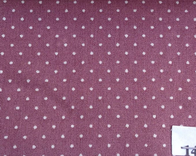 High quality cotton poplin, 1mm polka dots no14