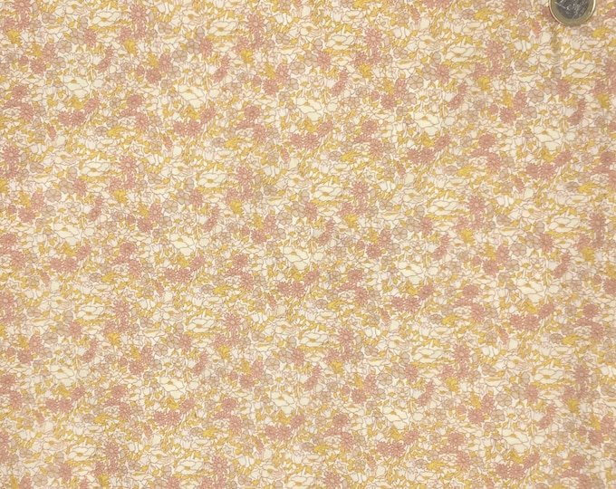 Tana lawn fabric from Liberty of London, exclusive bleached big Poppy and Daisy