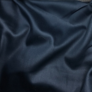 High quality cotton sateen, navy blue nr26