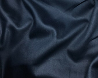 High quality cotton sateen, navy blue nr26