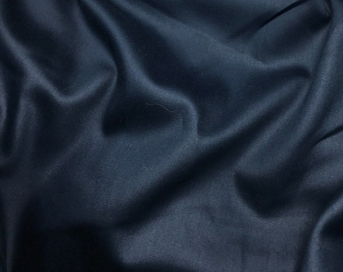 High quality cotton sateen, navy blue nr26