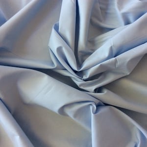 High quality cotton poplin dyed in Japan. Pigeon blue no17