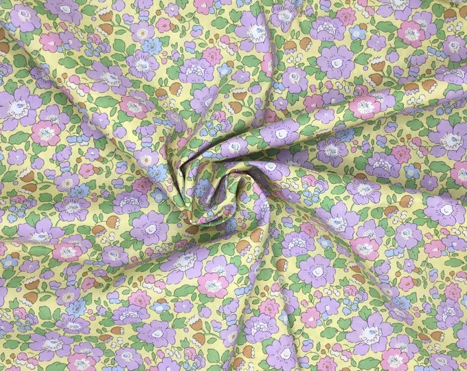 Tana lawn fabric from Liberty of London, Betsy Meadow A