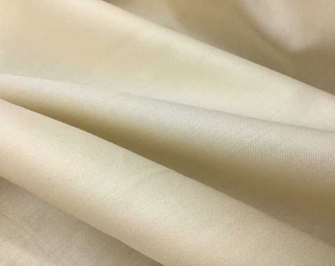 High quality cotton sateen, cream nr11