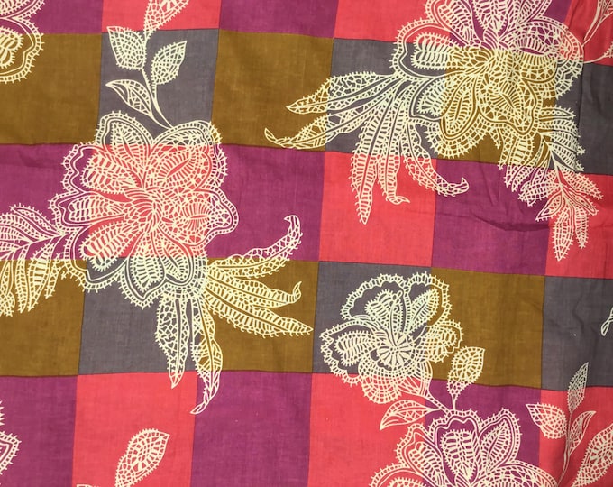 Indian block printed cotton voile, hand made. Jaipur bohème