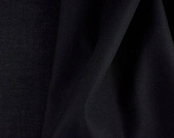 High quality cotton poplin, black