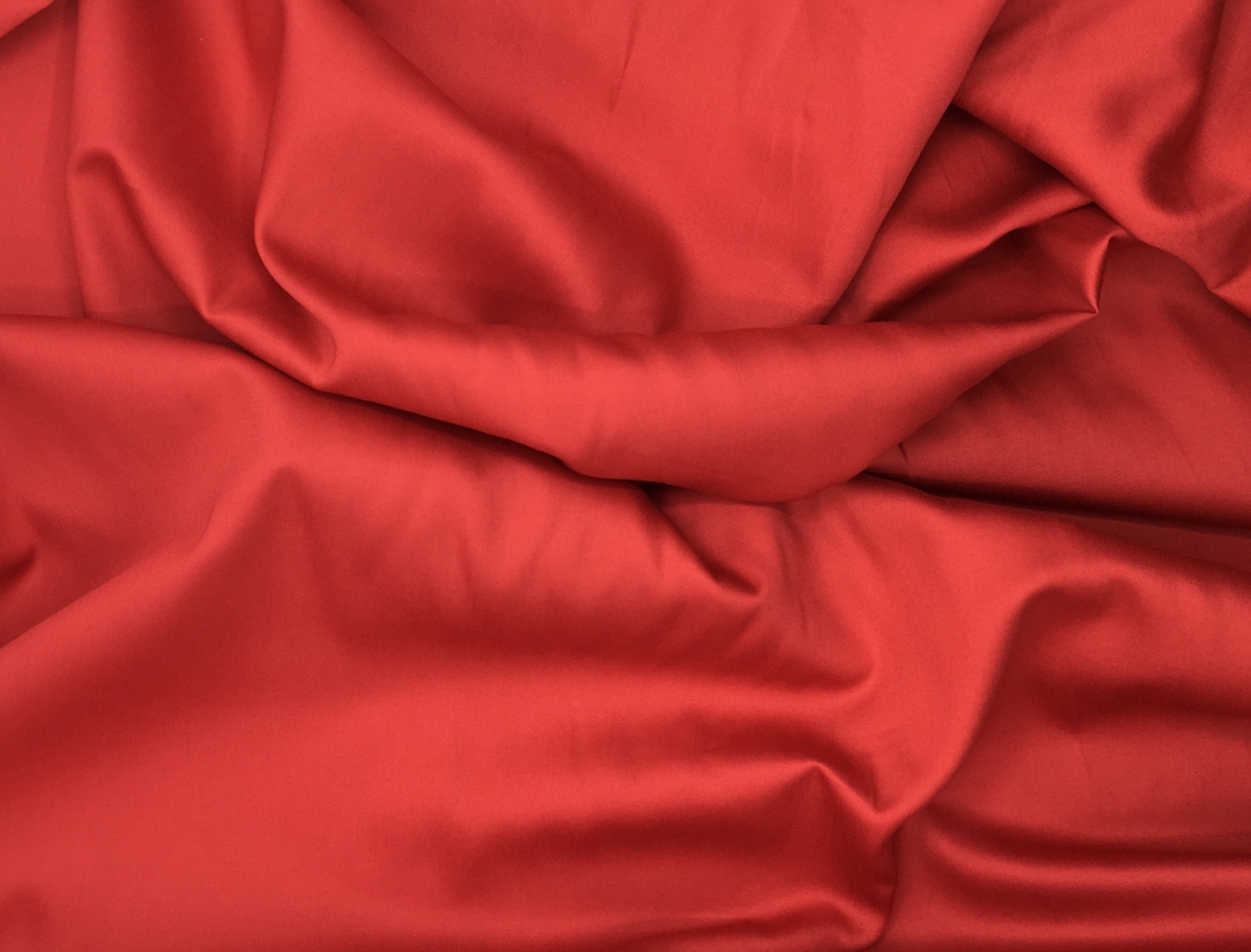 Buy High Quality Cotton Satin, Red Nr17 Online in India 