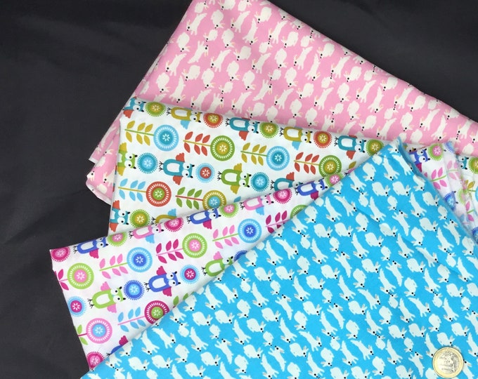 Total 2m (4pc, 50cm*1m12) children print cotton poplin