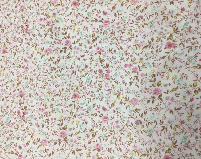 English Pima lawn cotton fabric, mint Field